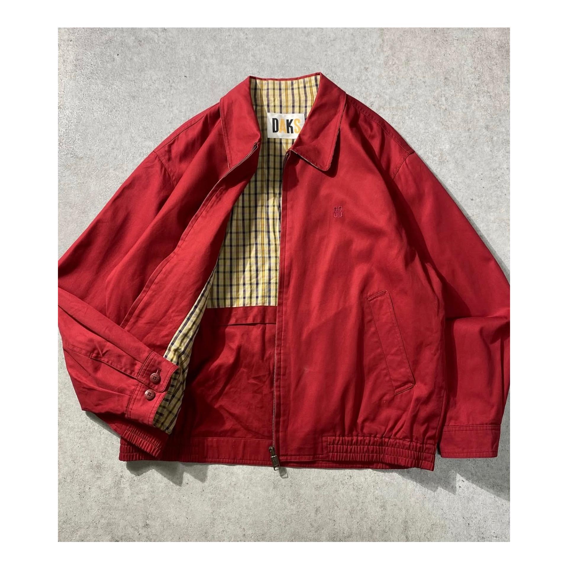 90s Vintage DAKS Cotton Swing Top Jacket Women Vintage Harrington 