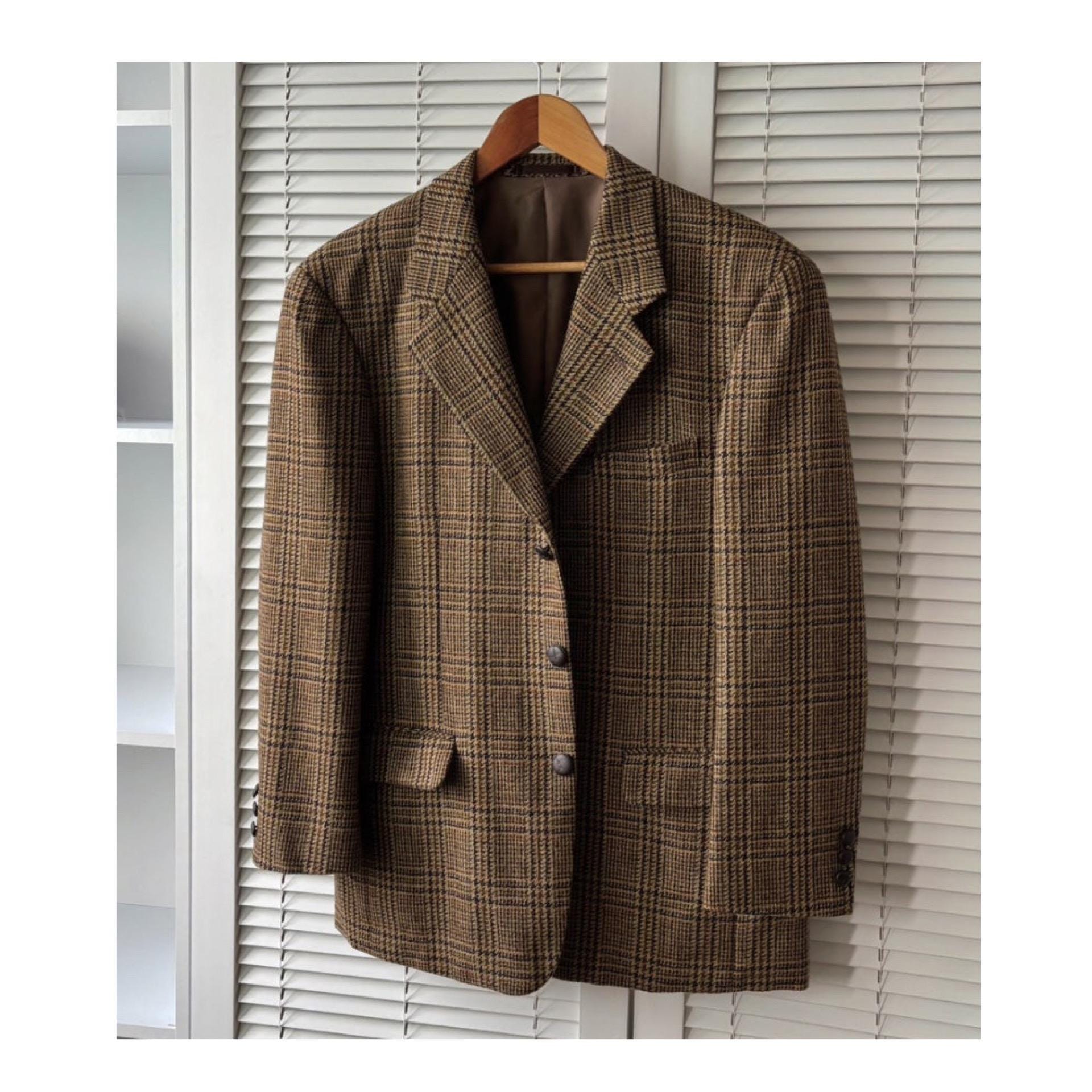 Glen Check Blazer - Etsy