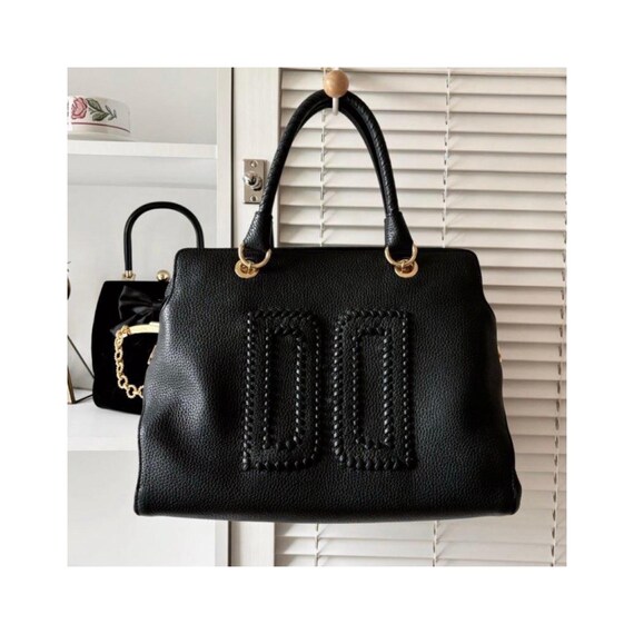 ★DAKS★ DAKS NYLON Black DD Logo Nylon Fabric Tote and Cros Brand New DAKS Black Leather Handbag - Retail 700CAD - Etsy