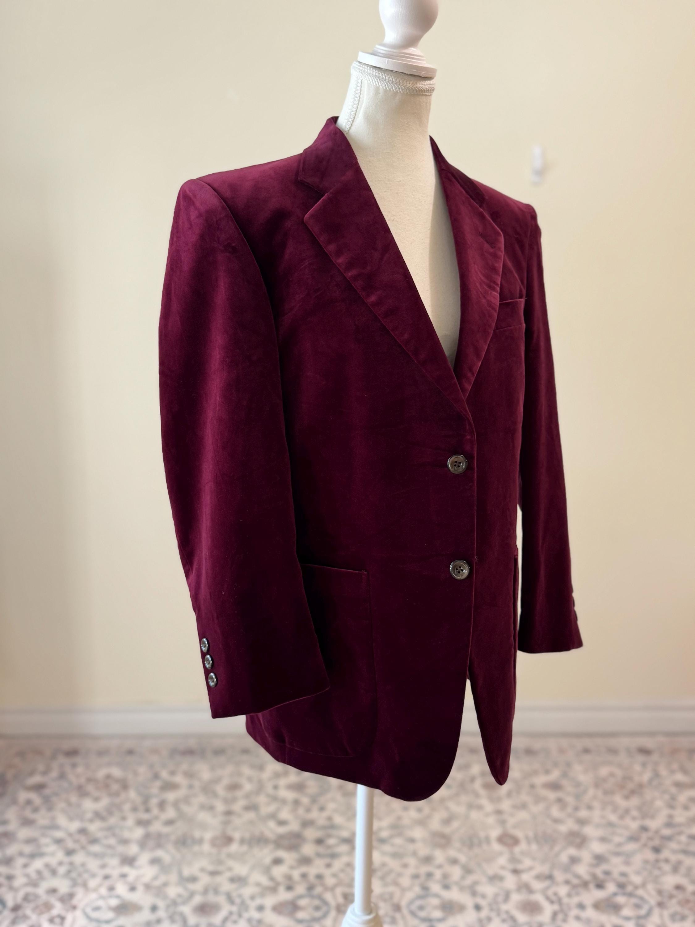 80s Reporter イタリア製 Velour Harrinton JKT Vintage Hanae Mori Monsieur Velvet Blazer Designer Jacket Unisex