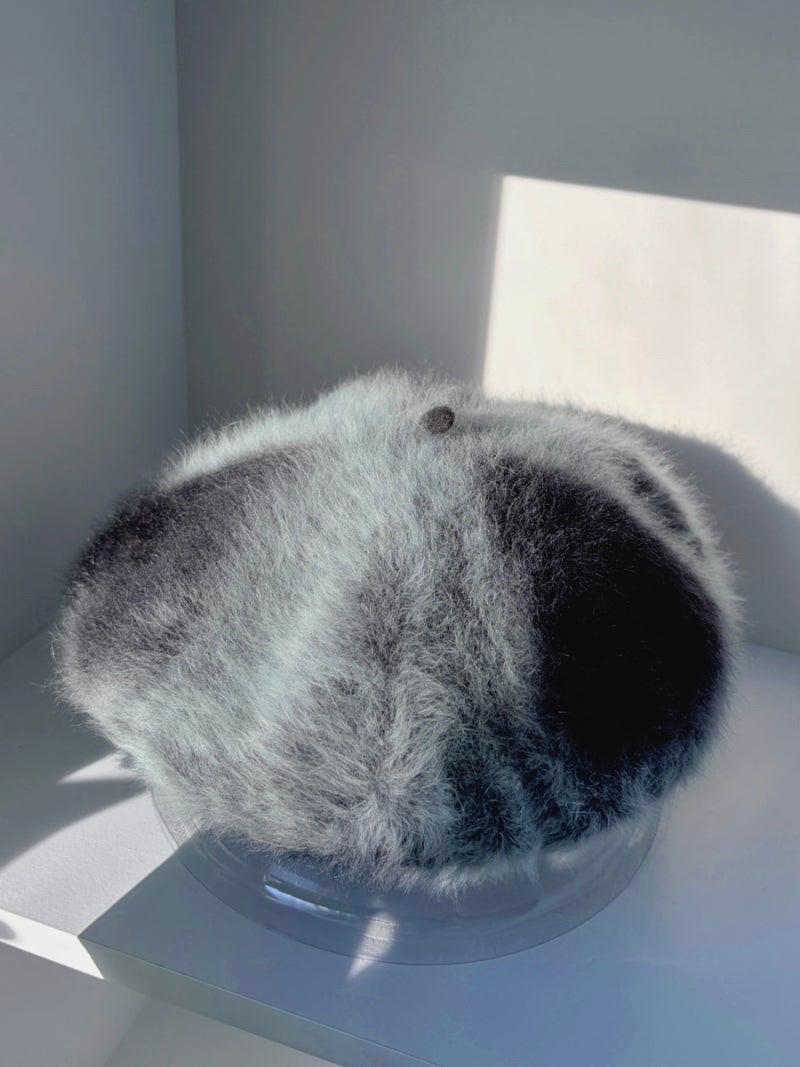 Warm Fleece-Lined Wool Angora Beret Hat One Size Fits Most Braxton Wool Beret Hat - Warm Lined Crochet Angora Knit One  main image 4