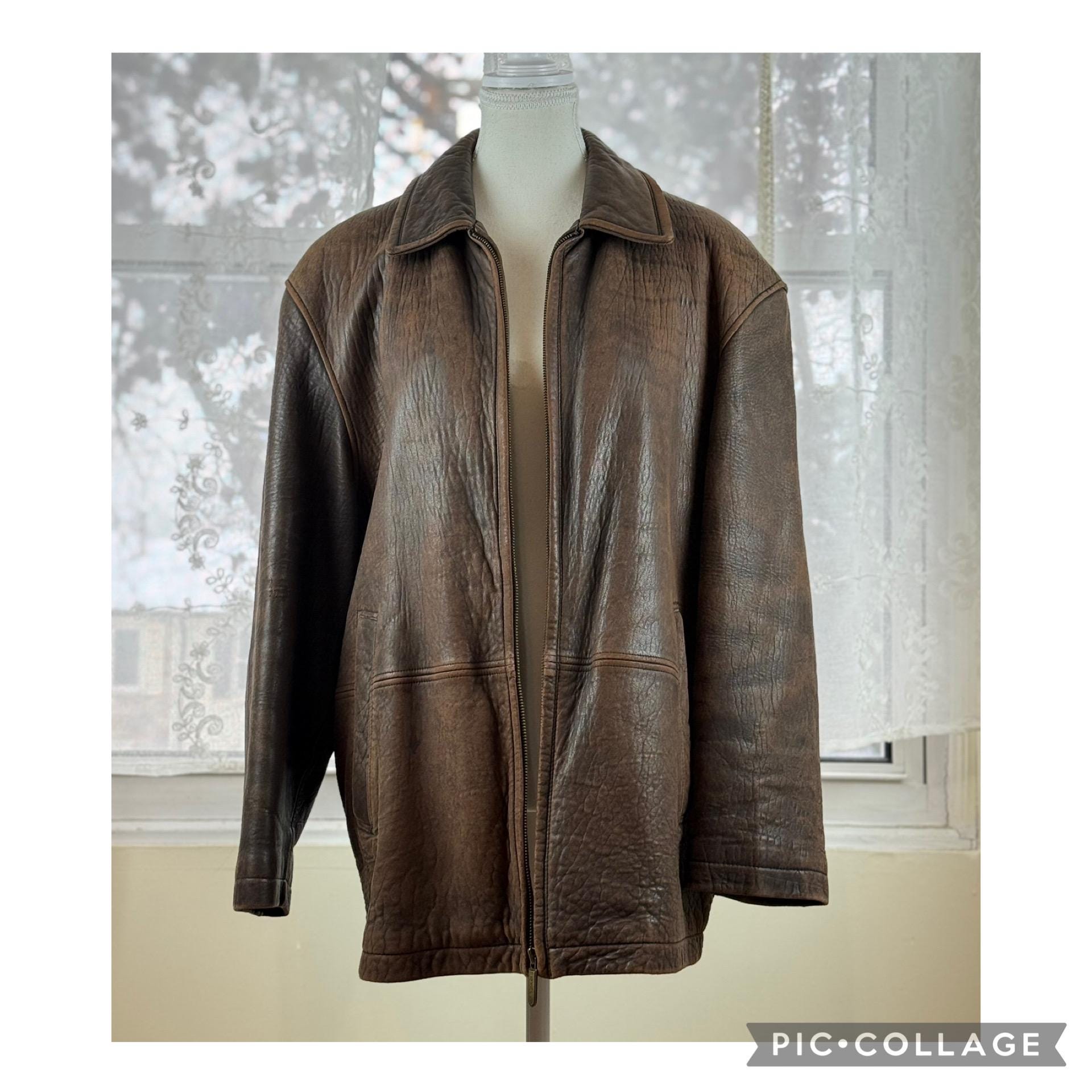 Ysl Leather Jacket - Etsy