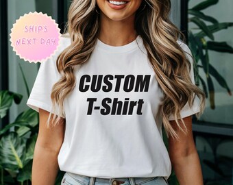 Maglietta con logo personalizzato per donna: maglietta con design personalizzato