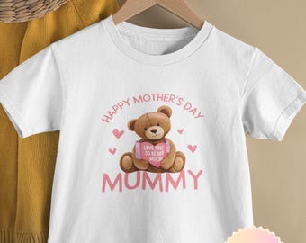 T-shirt moederdag mama – teddybeerontwerp