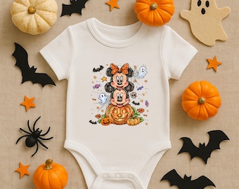 Body per neonati di Halloween di Topolino e Minnie / Zucca, Pipistrelli