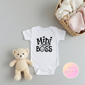 Mini Boss, Baby Bodysuits & Kids Clothing - Unique Designs for Your Little One!