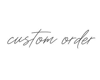pedido personalizado