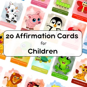 Affirmationskarten für Kinder