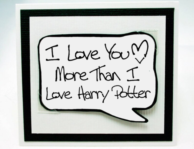 Harry Potter Card. Harry Potter Card. Anniversary Card for | Etsy