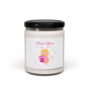 Soy Candle, Apple Harvest Scent, Bizzy MAMA Candle, 9oz, Hand-poured Candle, Home Fragrance, Gift for Her, Birthday gift,great gift,mom gift