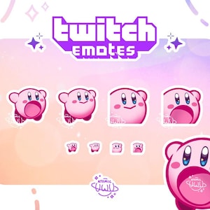 Kirby Yap meme Mund Emote (Abzeichen und Emote Größen) | Twitch & Livestreaming