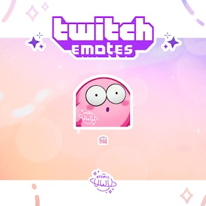 Kirby Doh emote | Auf Twitch & Discord