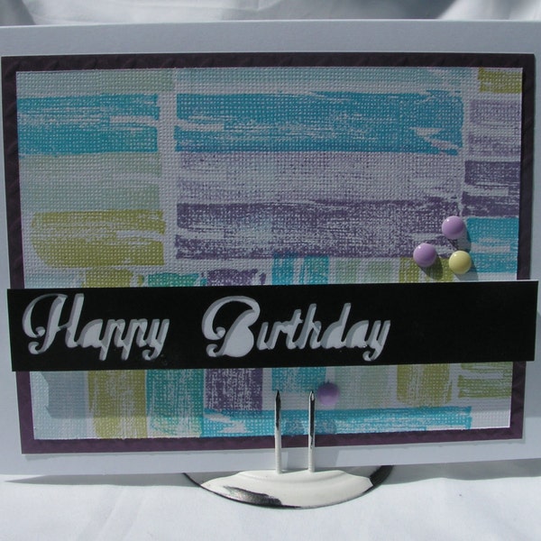 Graphic Happy Birthday Greeting Card