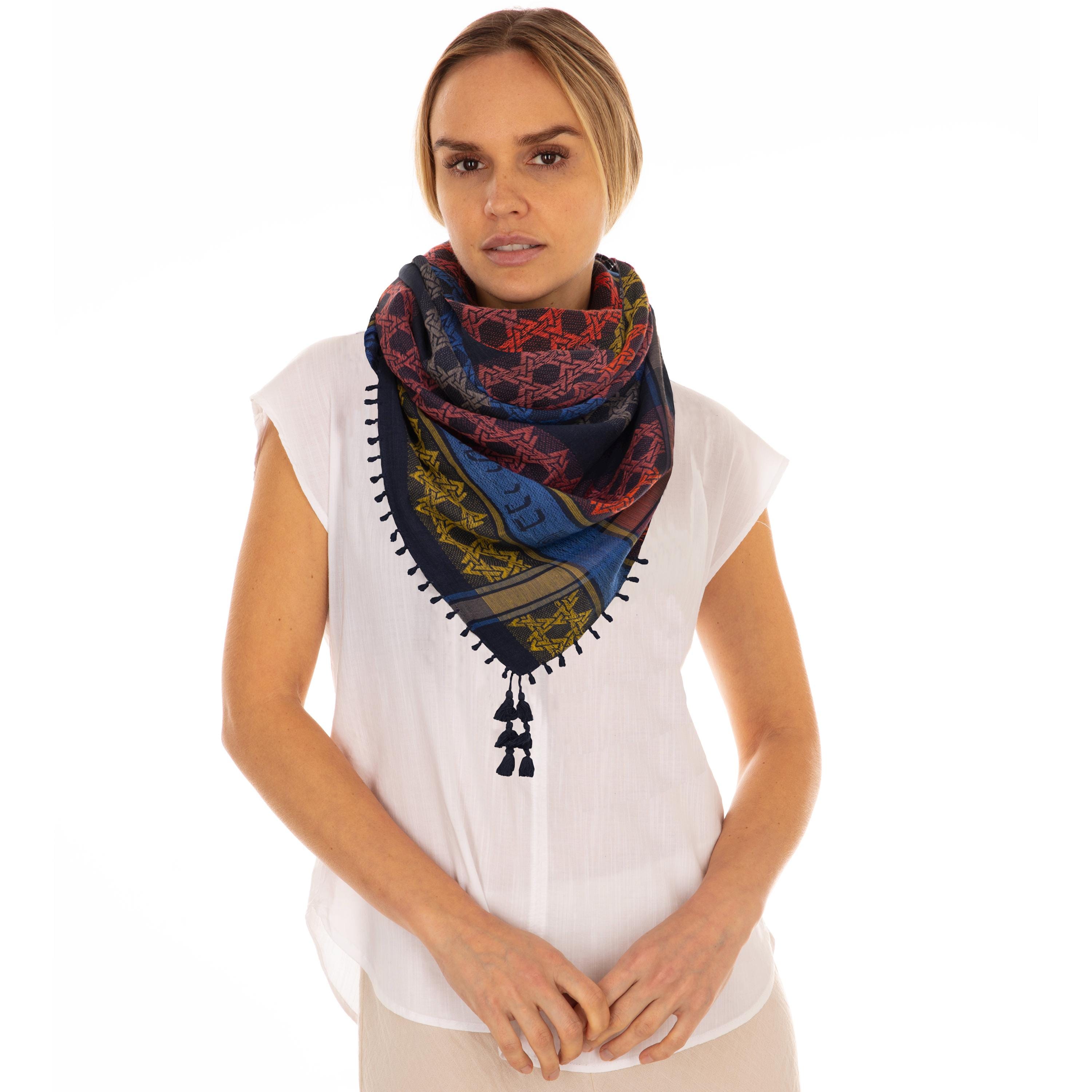 Sudra Jewish Scarf: Jacquard-woven Fabric With Tassel - Etsy
