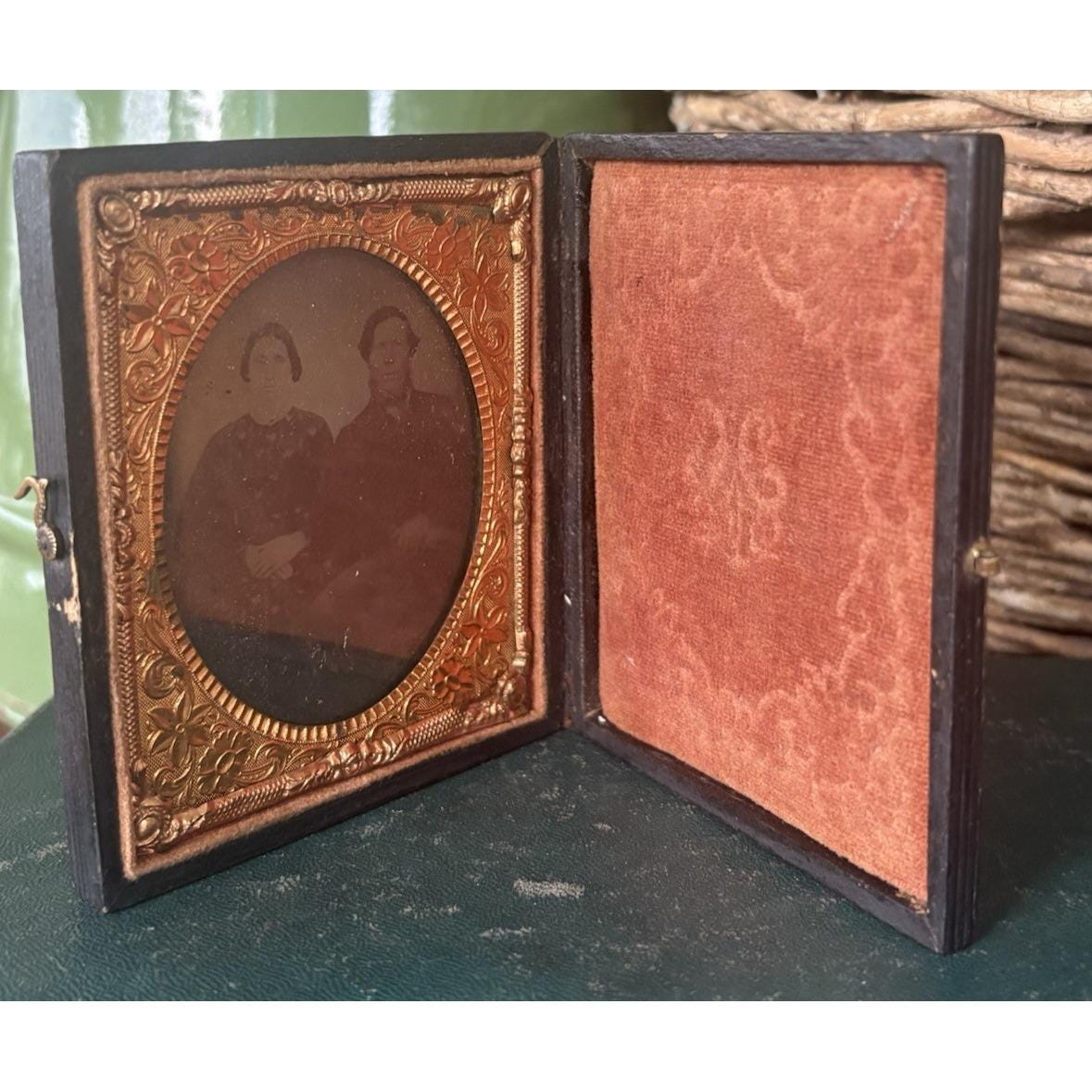 ECRIN BOITE A Bijoux Ancien 1900 en Cuir Pendentif Jewel Case Box EUR 48,00 - PicClick FR