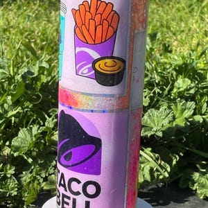 Taco Bell lapptäcke, tacos, Baja Blast, nachoost, nachopommes!