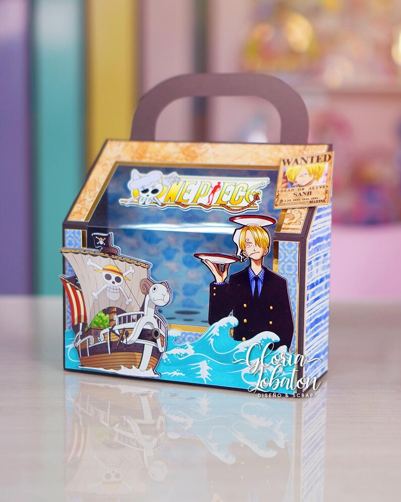 Cut File Activity Box / One Piece / Luffy Activity Box / 5 Designs ...
