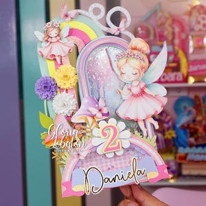 カットファイル CakeTopper Shaker Fairies - Studio および SVG 形式