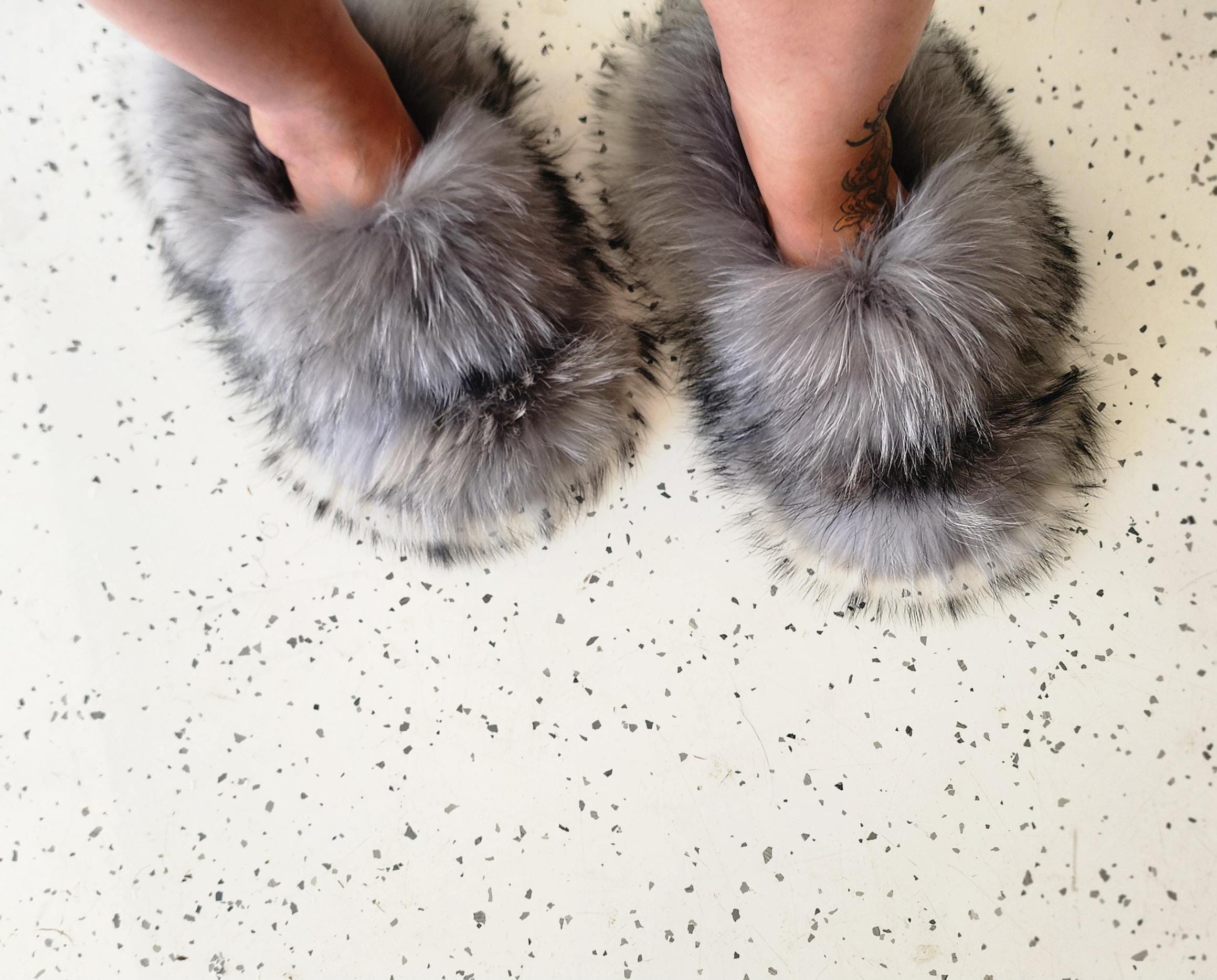 Brown Furry Slides Canada