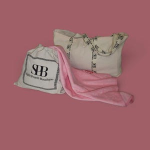 Wasserdichte Decke / Intimitätsdecke-Pink auf Pink. Bambus Umweltfreundlich. Für intime Momente, monatlichen Zyklus, Babys, & Haustiere. Split Peach ™