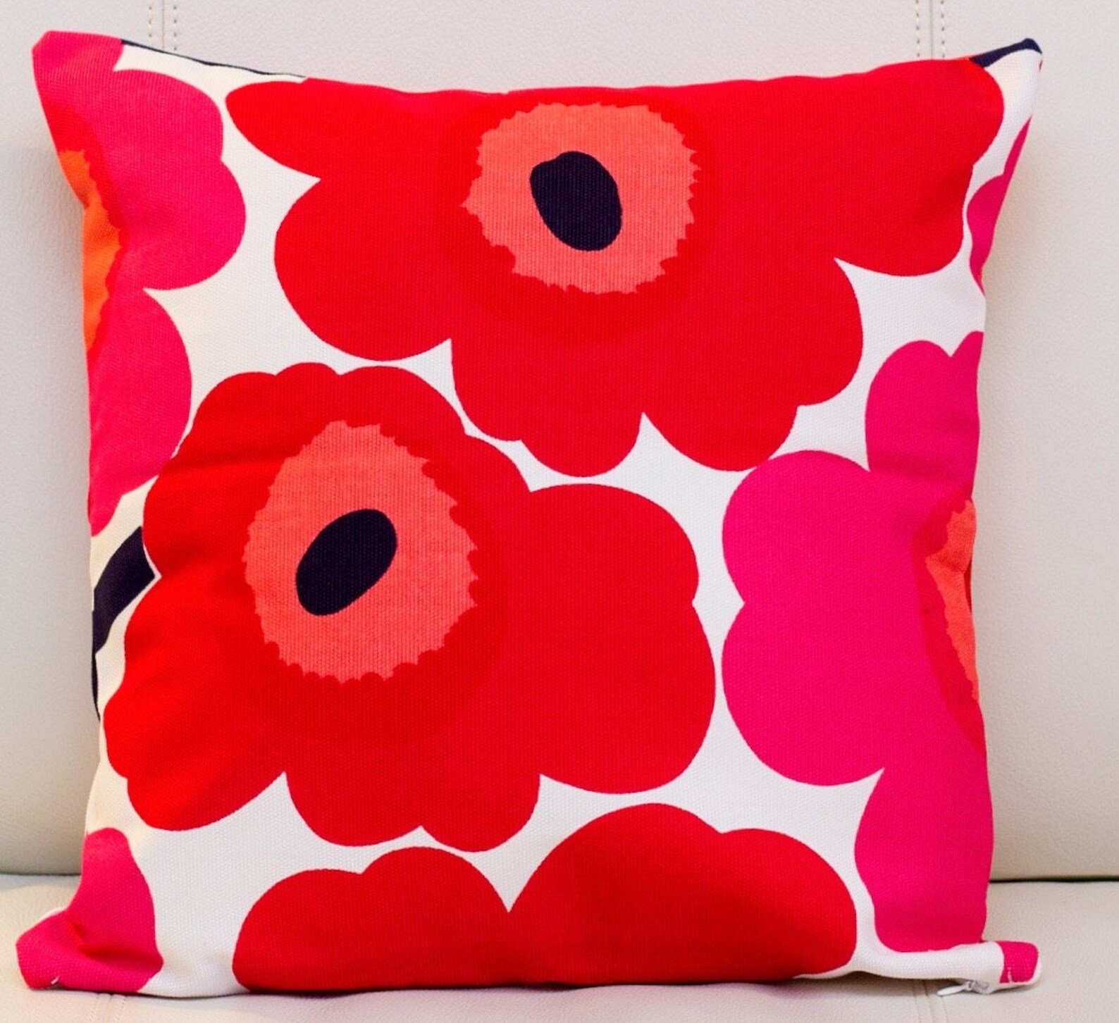 Marimekko Pillow Cover 20 X 20 Marimekko Unikko Etsy