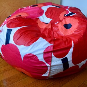Large Marimekko Bean Bag Chair Cover made of PVC COATED