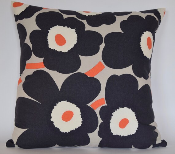 Marimekko Pillow Cover 18 X 18 Marimekko Unikko Etsy