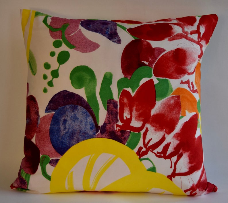 20x20 Marimekko Pillow Cover Pattern Ursula Etsy