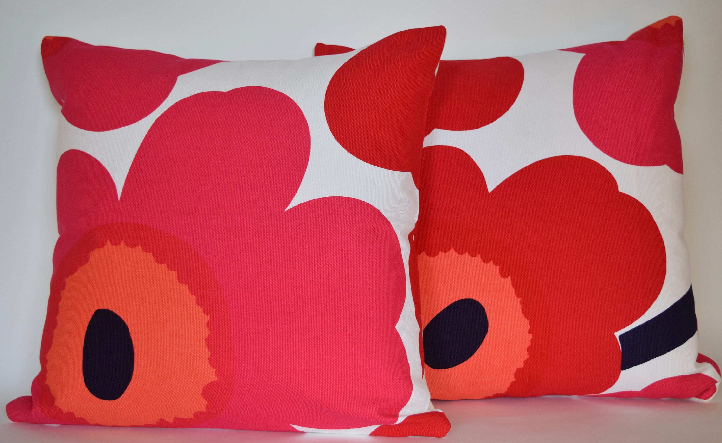 One of a kind Marimekko Pillow Case DoublesidedPattern Etsy