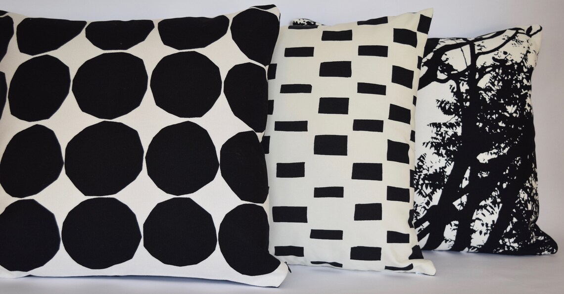 Marimekko Pillow Case Handmade Pillow One of a Kind Pillow Etsy