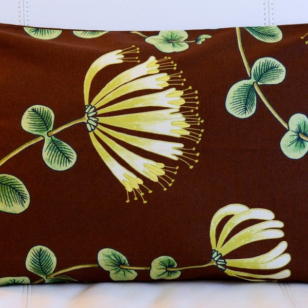 14"x20" Marimekko Pillow Cover. "Kuusama" cotton fabric Designed By Tanja Orsjoki. (35x50cm)