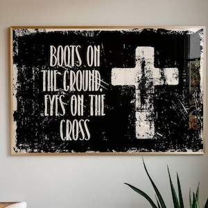 Western Christian Artwork | Bible verse Poster | Religious Home Decor Wall Art | Modern Christian Gift for Him Christianity  Gift for Her