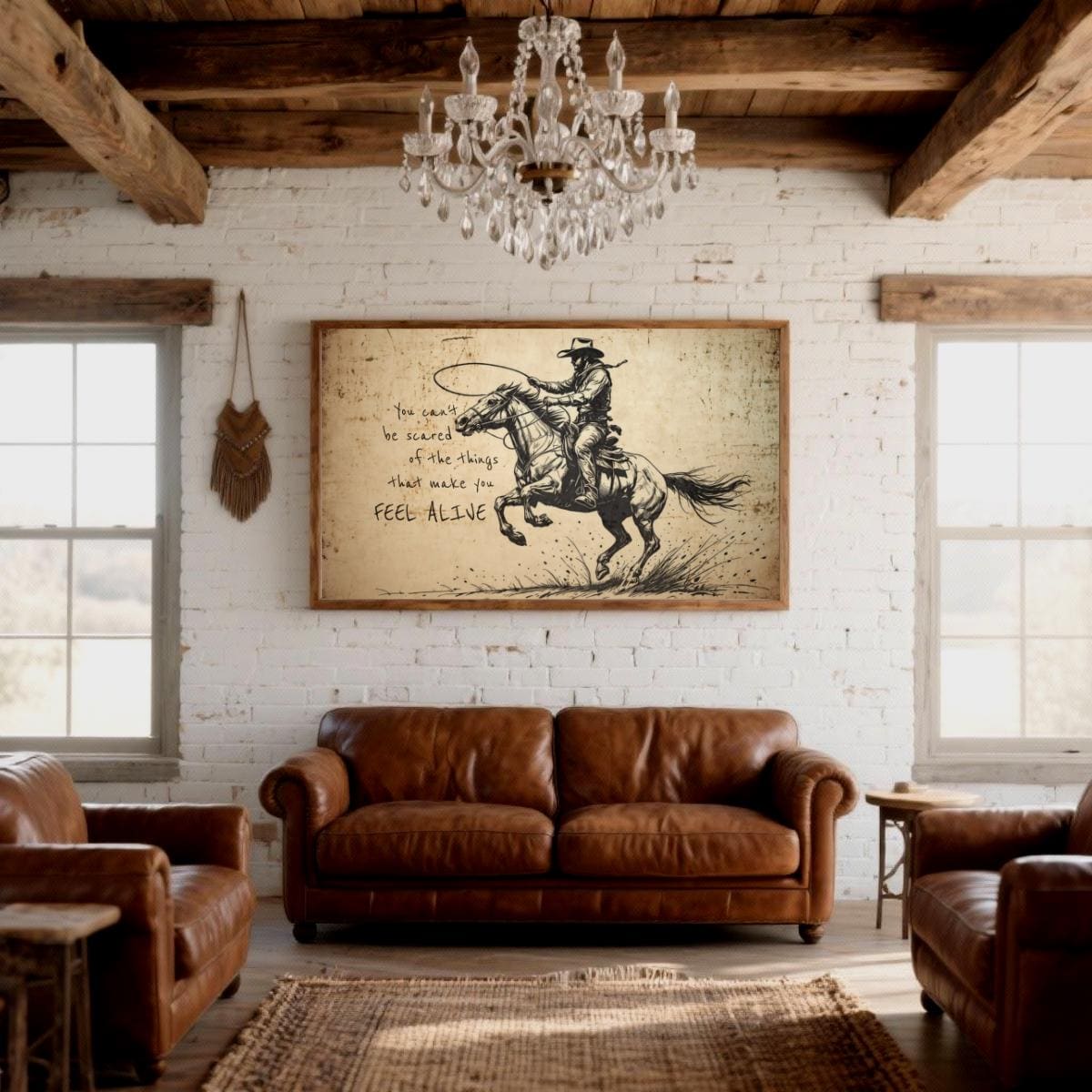 Western Cowboy Art Print - Rodeo Wall Decor - Motivational Quote Poster -  Country Home Decor - Inspirational Western Art - Ranch Style Gift - Etsy, image size:1200x1200
