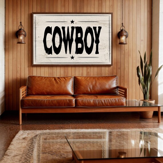 Poster In Latta Vintage Cowboy 30x40 Cm - Targa Decorativa Con Scritta 'So Choose Something Fun' Per Bar E Garage - 2