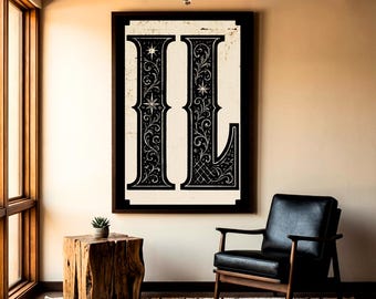 Illinois State Code Vintage Typography, Illinois Wall Art Print, Retro State Pride Poster, Rustic State Art, Entryway Room Decor