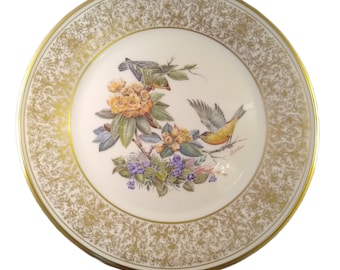 Vintage Lenox Boehm Birds Annual Limited Edition Plate - Goldfinch - w/ box