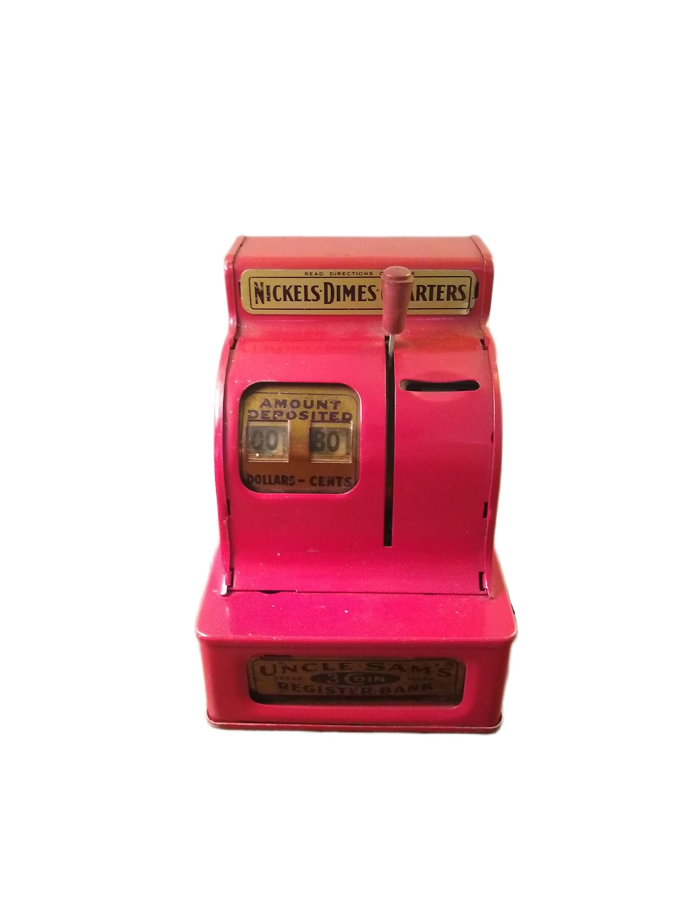 Vintage Metal Toy Cash Register - Etsy
