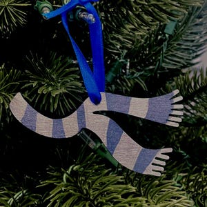 Wizarding House Colors Scarf Ornament!