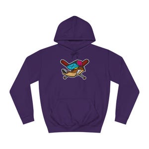 Vintage Cartoon Hoodie, Unisex College Hoodie, Casual Wear, Gift for Students, Cozy Sweatshirt, College Life Apparel
