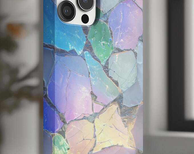 Pastel Mosaic Phone Case, Colourful, Durable & Stylish Tough Case Trendy Tech Accessory, Perfect Gift for Birthdays and Anniversaries