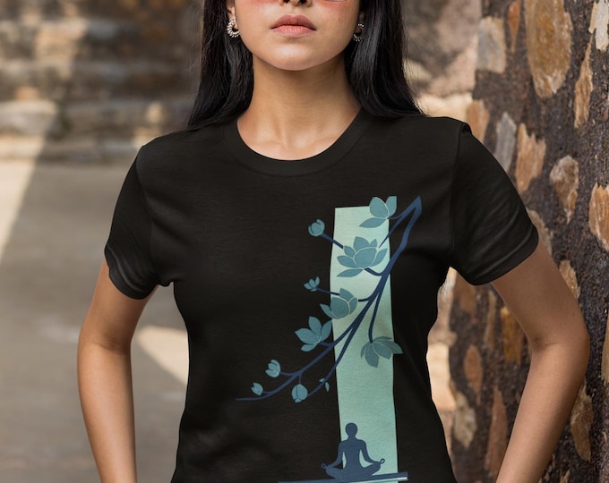 Zen Garden Unisex T-shirt, Mindfulness Tee, Relaxation Shirt, Gift for Yogis, Meditation Top, Casual Wear - Comfortable Cotton Tee Shirt,