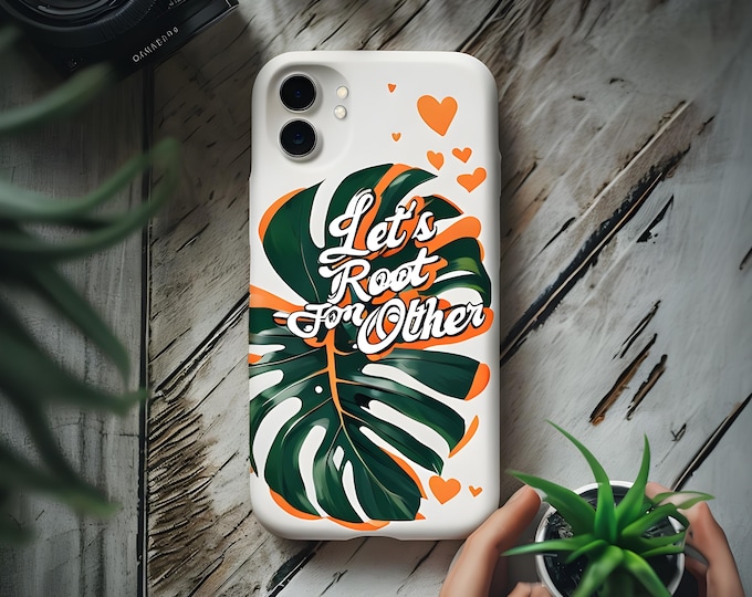 Tough Cases: Botanical Phone Case, Plant Lover Gift, Eco-Friendly Smartphone Cover, Greenery Decor, Cute Nature Gift
