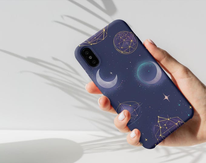 Celestial Magnetic Tough Cases - Galaxy Vibes Phone Accessories, Cosmic Gifts, Astronaut Design, Night Sky Decor