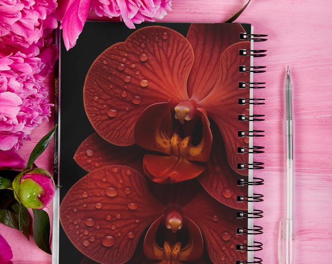 Floral Spiral Notebook - Ruled Line, Journaling Gift for Students, Nature Lovers, Note-Taking, Writing Pad, Personal Diary