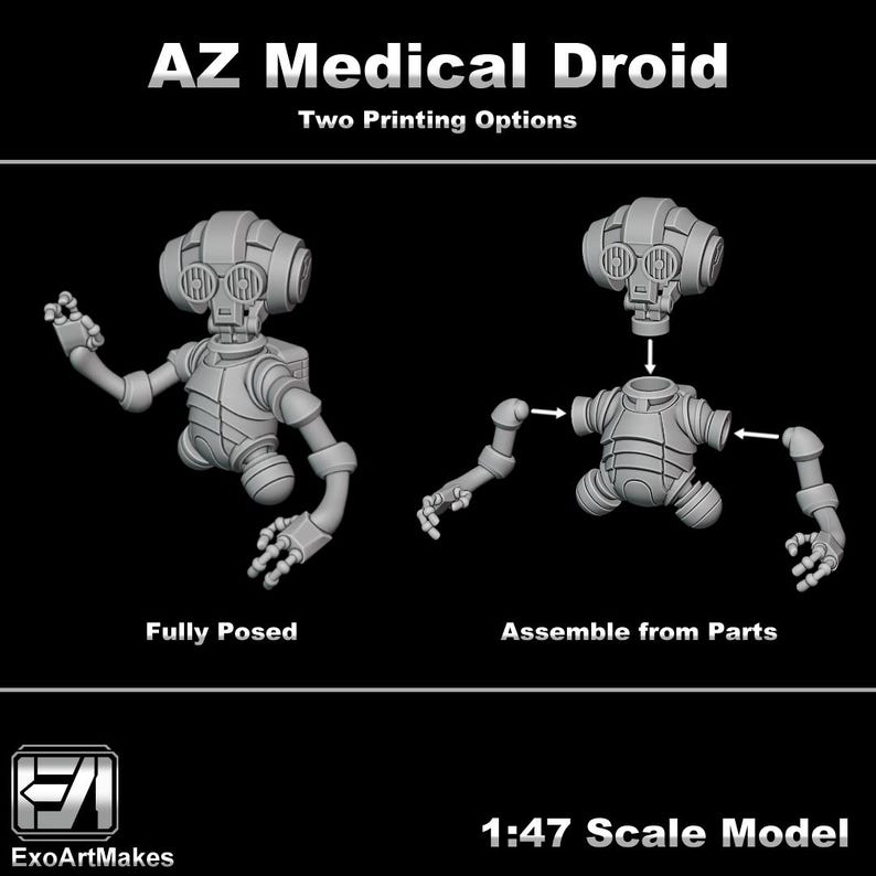 AZ Medical Droid (3D Print File) - Etsy