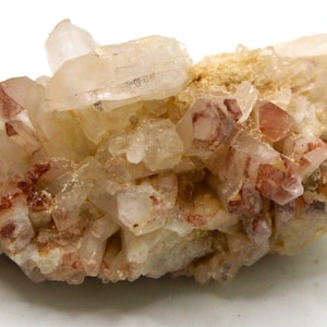 Pink Lithium Quartz Cluster from Brazil – Natural Healing Crystal