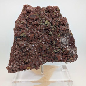 Red Calcite with Pyrite: Museum-Quality Mineral Specimen, Daye Mine