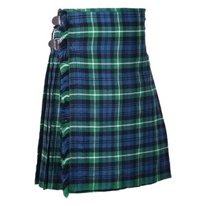 Scottish Traditional Lamont Modern 8 Yard Heavy Weight Tartan Kilt - Men&#39;s Handmade Tartan Kilts