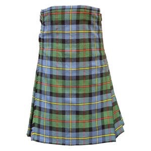 Handmade Macleod of Harris Ancient Tartan Kilt - Heavy Weight, 8 Yard
