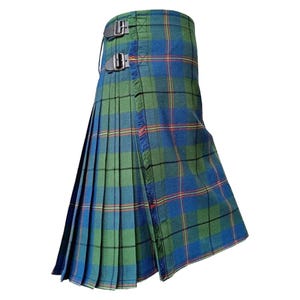 Scottish Traditional Carmicheal Modern 8 Yard Heavy Weight Tartan Kilt - Men&#39;s Handmade Tartan Kilts
